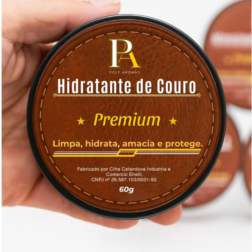 Cera Hidratante De Couro Limpa Hidrata Amacia e Protege - PolyAromas em Oferta na Shopee