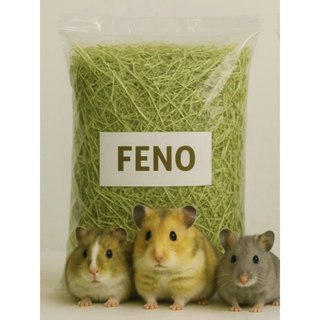 Feno Tifton Premium Natural Fresco para Coelhos, Porquinhos-da-Índia, Hamster, Roedores 1kg a 5kg em Oferta na Shopee