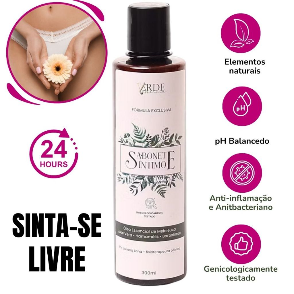 Sabonete Íntimo Bartimão Melalauca 300ML Combate Candidíase De Repetição Acaba Com Coceira E Irritações