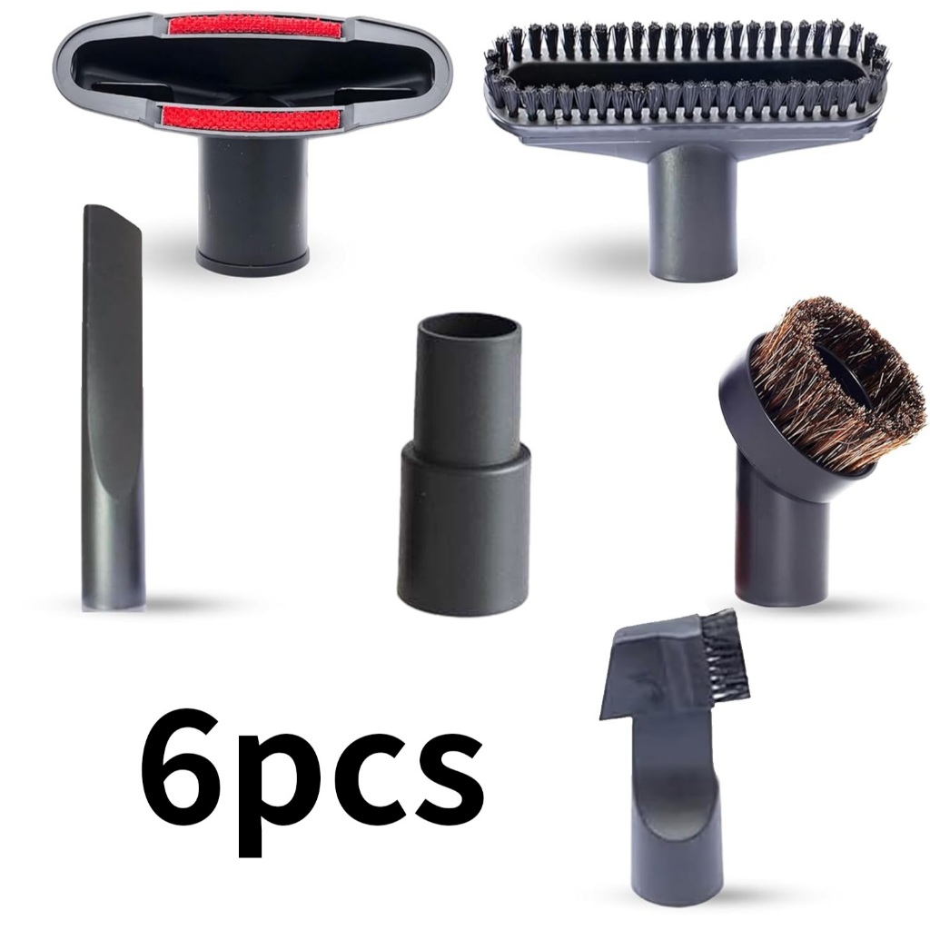 Conjunto de 6 peças adequado para conjunto de acessórios universais de aspirador de pó tradicional