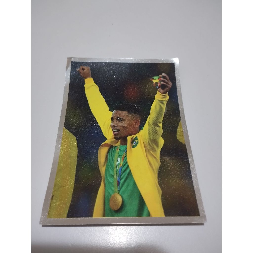 PANINI - FIGURINHA GABRIEL JESUS JOGADOR NOVA E ORIGINAL COLEÇÃO SELEÇÃO BRASILEIRA 2018 FIGURINHAS