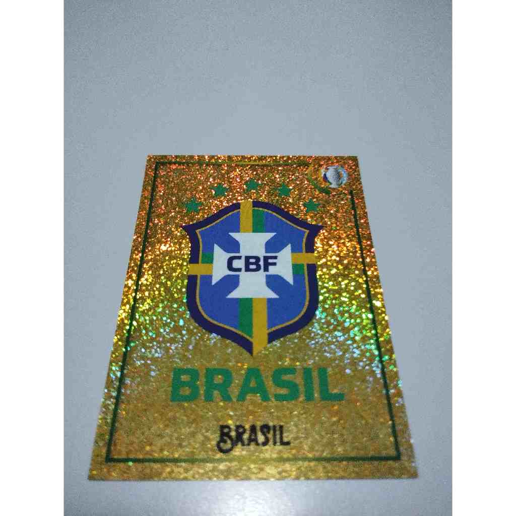 PANINI FIGURINHA ESPECIAL - ESCUDO DA SELEÇÃO BRASILEIRA - COPA AMÉRICA 2021 (Nº BRA1) FIGURINHAS