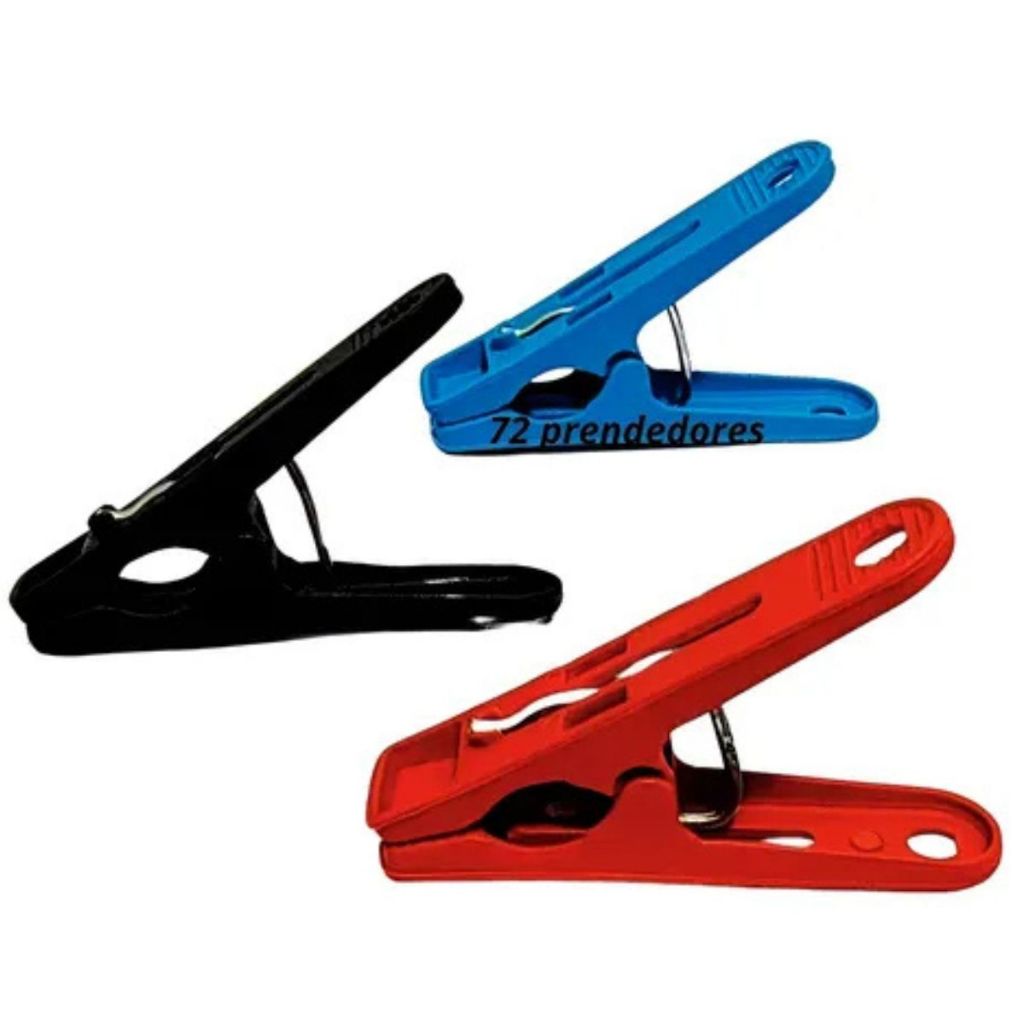 Kit 72 Prendedores Plástico Varal Roupa Pregador Reforçado em Oferta na Shopee