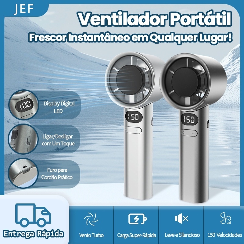 Ventilador portátil de 120 velocidades mini ventilador ventilador portátil Ventilador de refrigeração portátil em Oferta na Shopee
