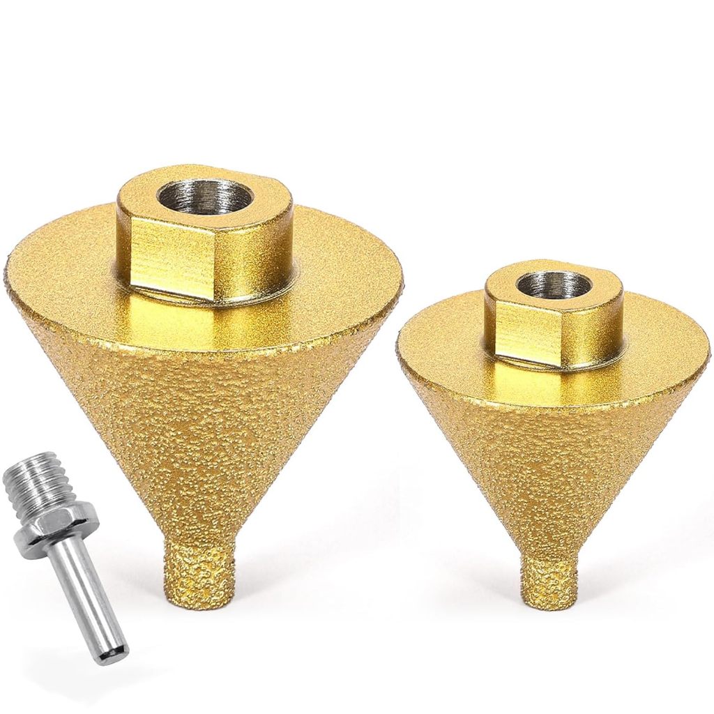 Broca de chanfro de diamante com rosca M14 Broca de corte cônica 50mm em Oferta na Shopee