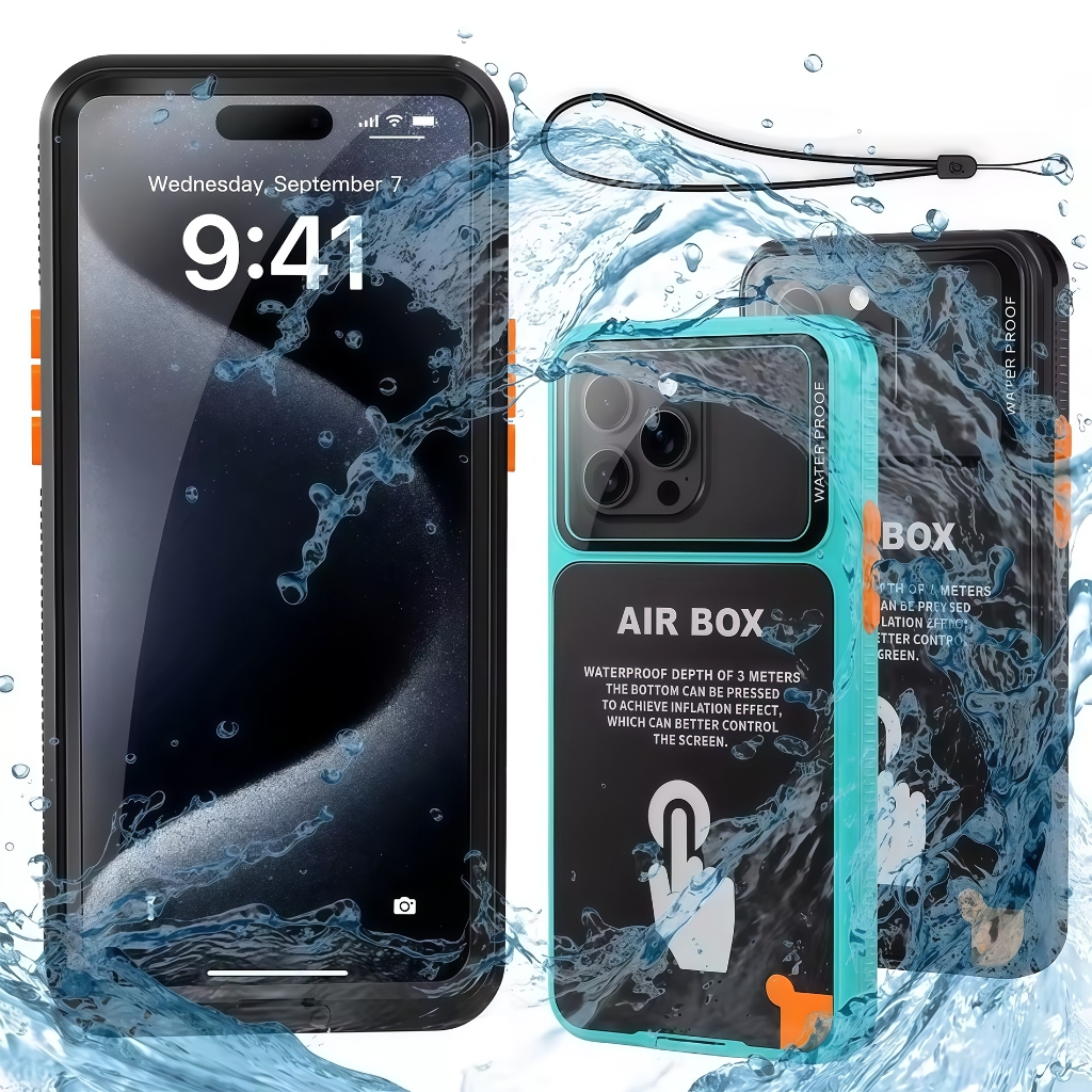 Capa De Celular À Prova D'água Para iPhone Mergulho Profissional Shellbox 6.9 IP68 em Oferta na Shopee