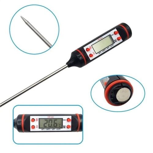 Termômetro Culinário Tipo Espeto Digital De Cozinha