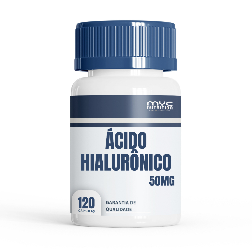 Ácido Hialurônico 50mg 120 cápsulas