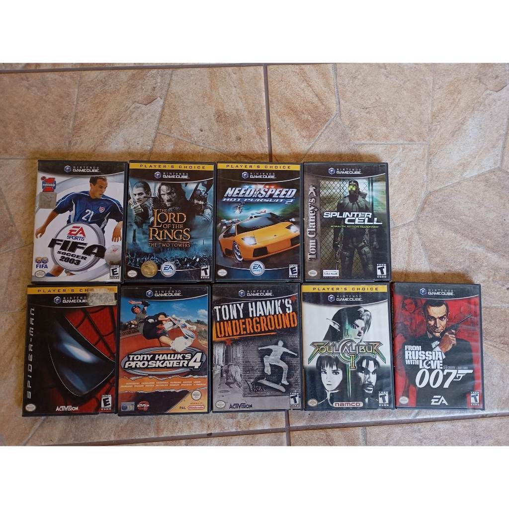 Jogos originais de game cube