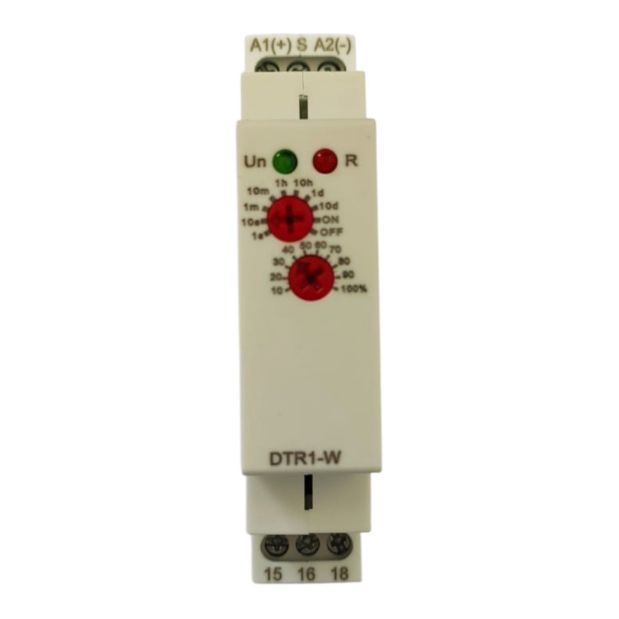 Rele de Tempo DTR1-W 0,1S-240H 12 A 240 Vca Vcc Metaltex I21712