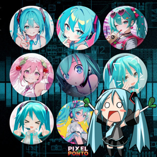 Bottons Hatsune Miku Vocaloid Anime Bottom Game - Botons - Buttons Broche para Mochila em Oferta na Shopee