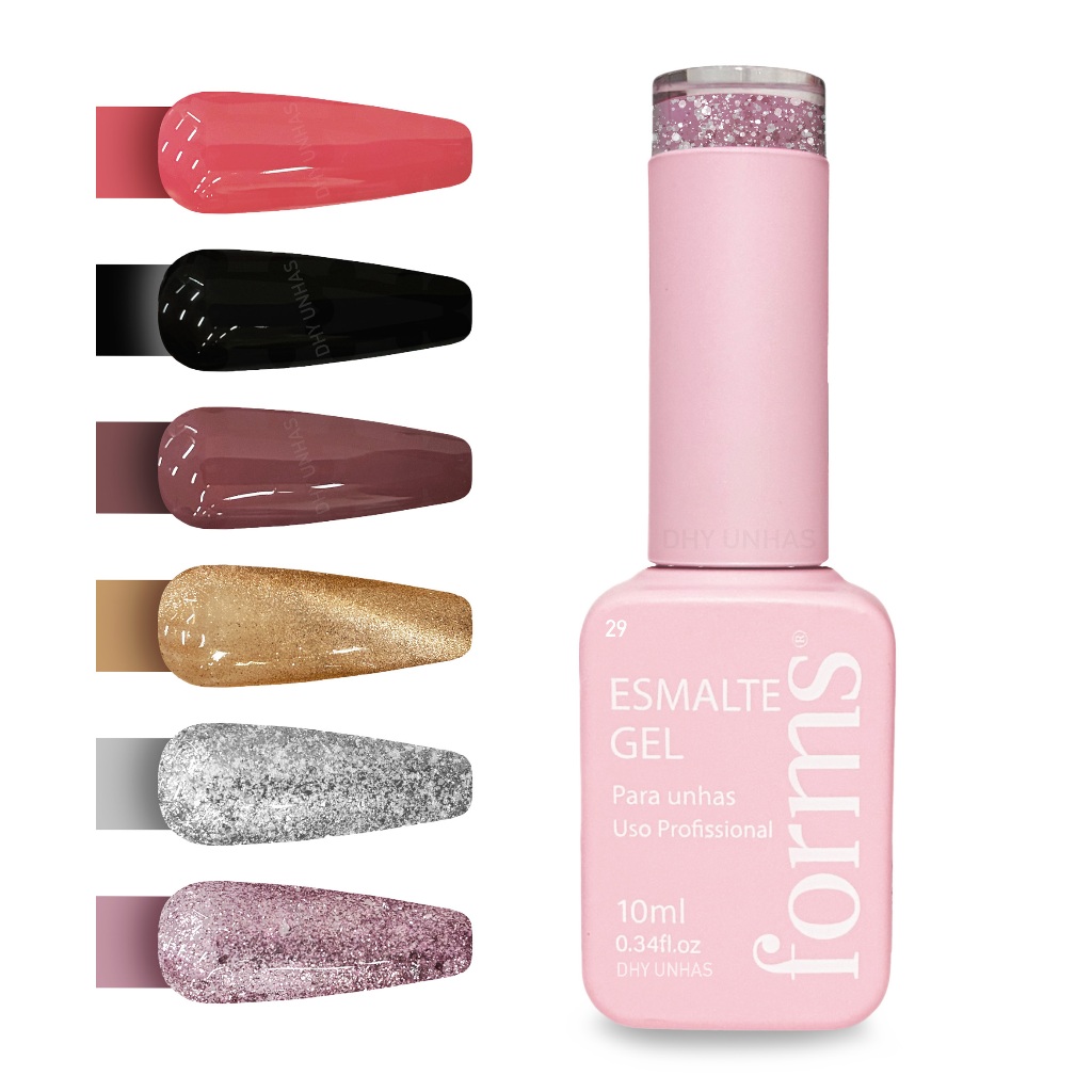 Esmalte Em Gel Forms 10ml (Livre de Hema/TPO)