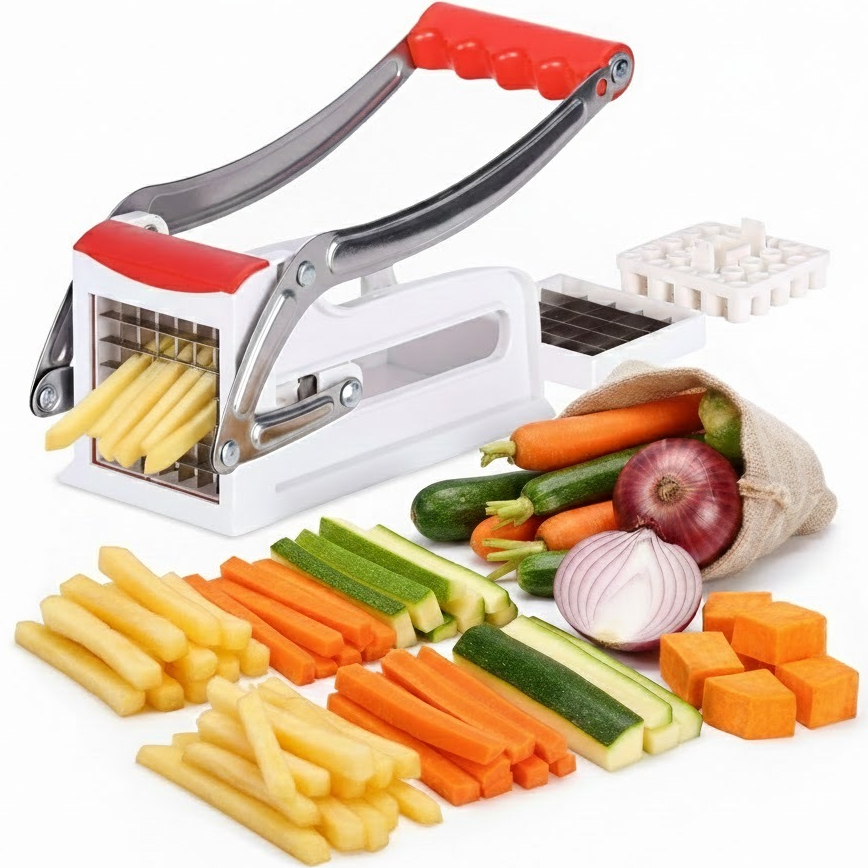 Cortador de Legumes Picador Aço Inox Ralador Picador Multifuncional Batata Legumes Vegetais e Fruta
