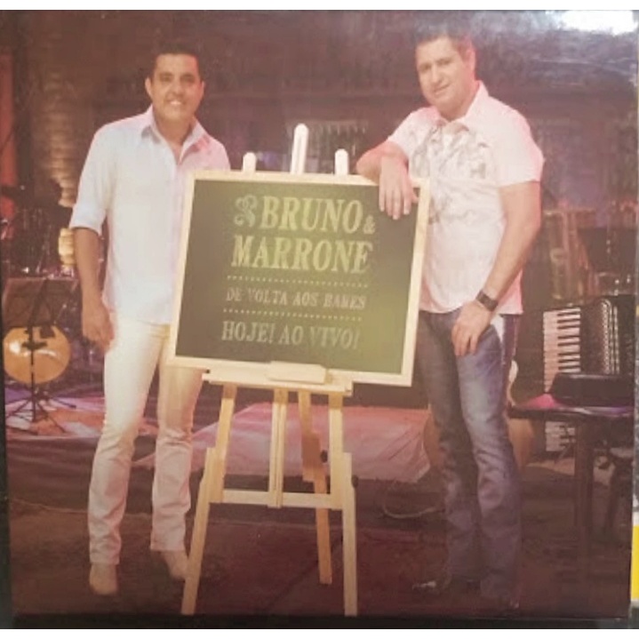 Cd Bruno E Marrone / Ao Vivo De Volta Aos Bares ( Digipack)