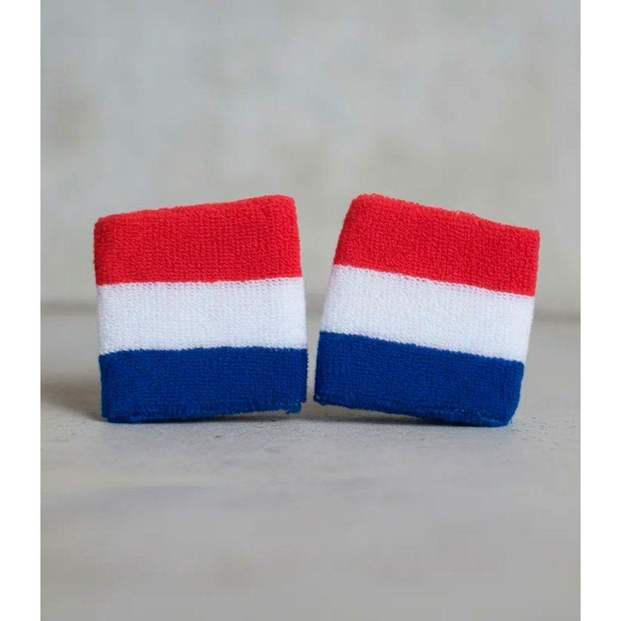 Munhequeira Esportiva Algodão 8 cm Absorvente Kit 2 Unidades