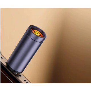 Lighter mini isqueiro para celulares e camping cor prata e preto