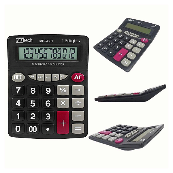 Calculadora Eletrônica Idea Com 12 Dígitos - ID 9112 C