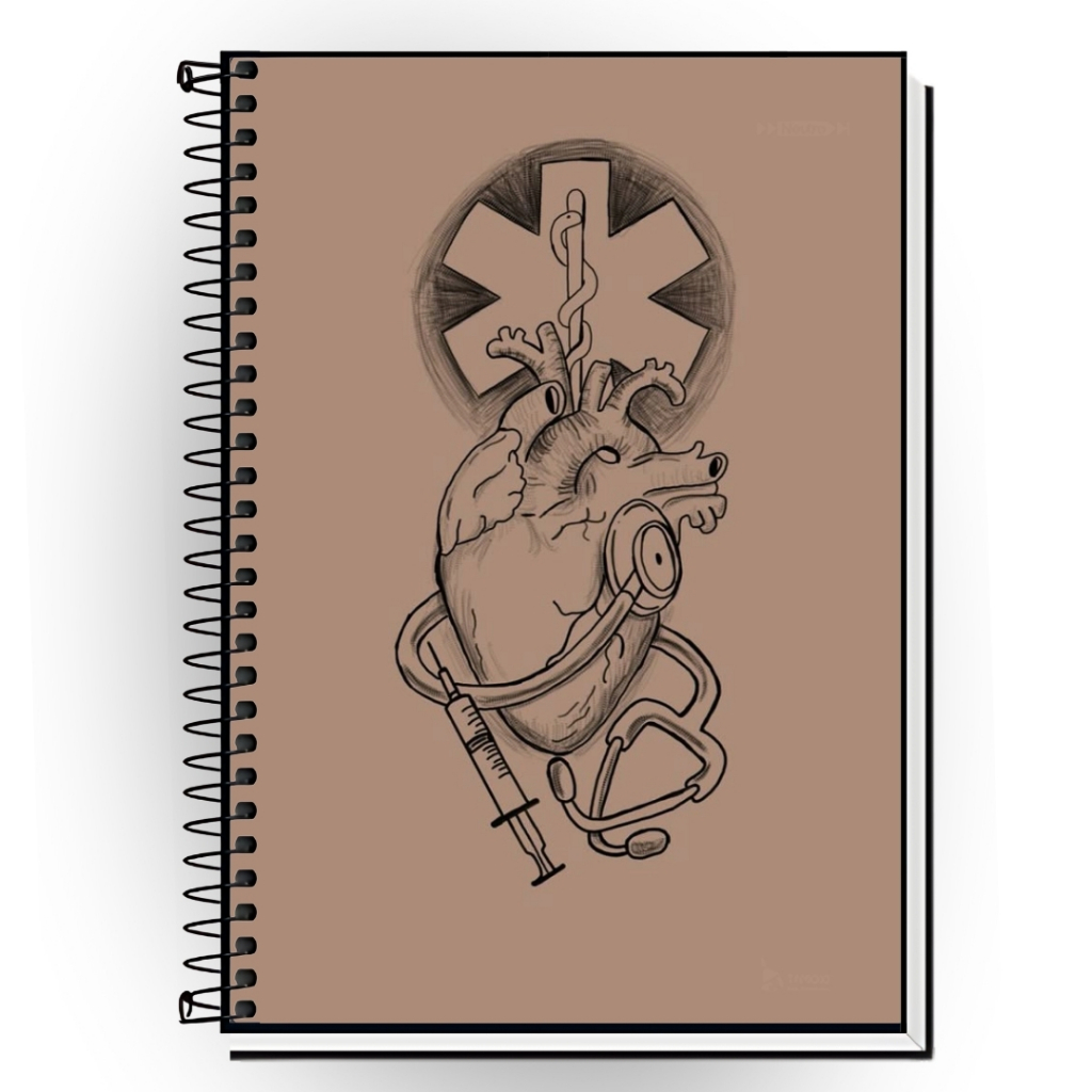 Caderno Enfermagem Personalizado | Capa Dura | 1 a 20 Matérias | Papel de Qualidade | A4 Universitário | Perfeito em Oferta na Shopee