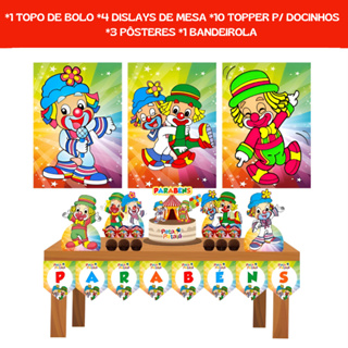 Kit Festa Em Casa - Patati e Patatá - Só Um Bolinho - Mesversário em Oferta na Shopee