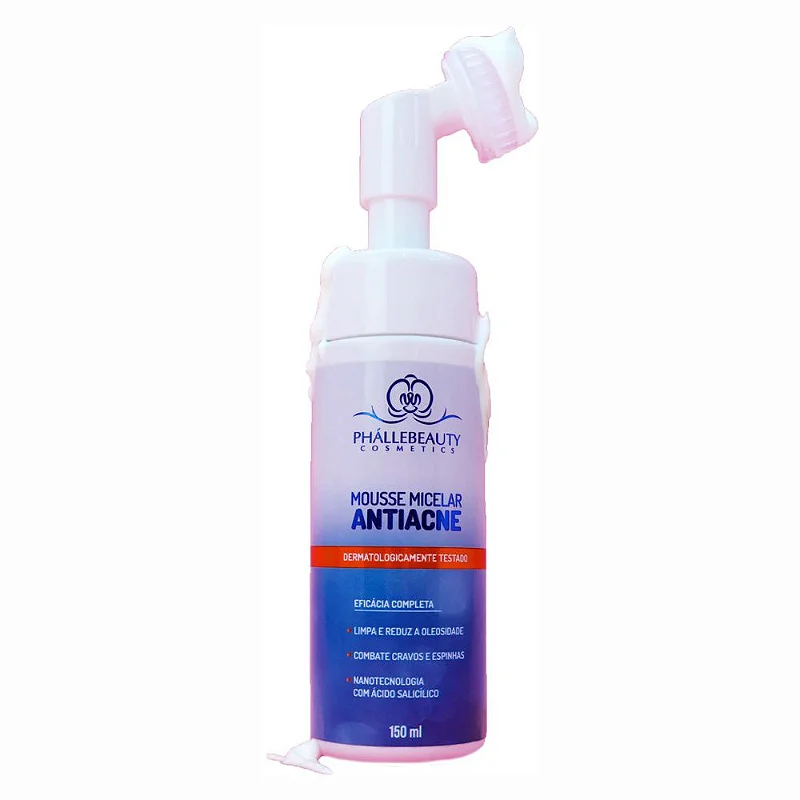 MOUSSE MICELAR ANTIACNE 150ML - PHÁLLEBEAUTY