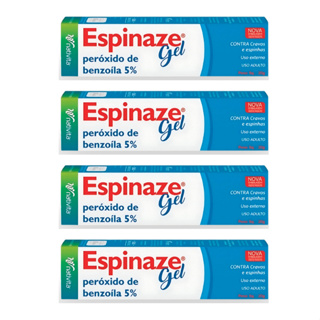 kit 4x Espinaze gel com Benzoíla 5% 20g Tratamento De Acnes em Oferta na Shopee