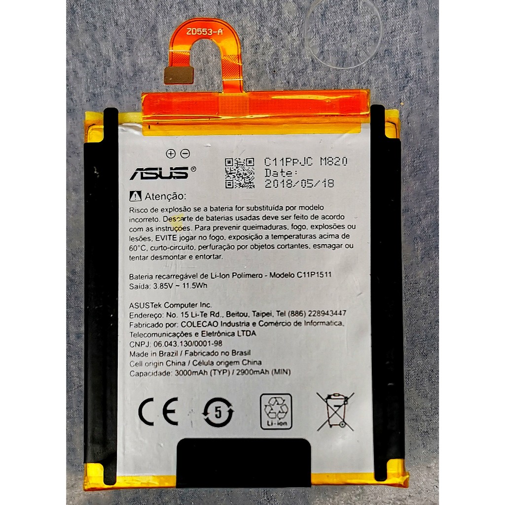 Bateria Asus Zenfone 4 Selfie ZD553KL C11PPJC 🆁🅴🆃🅸🆁🅰🅳🅰 🅾🆁🅸🅶🅸🅽🅰🅻
