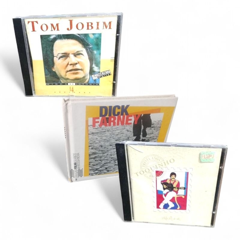 Lote 3 Cds Bossa Nova & Mpb Clássica (Tom Jobim, Dick Farney, Toquinho) 🇧🇷