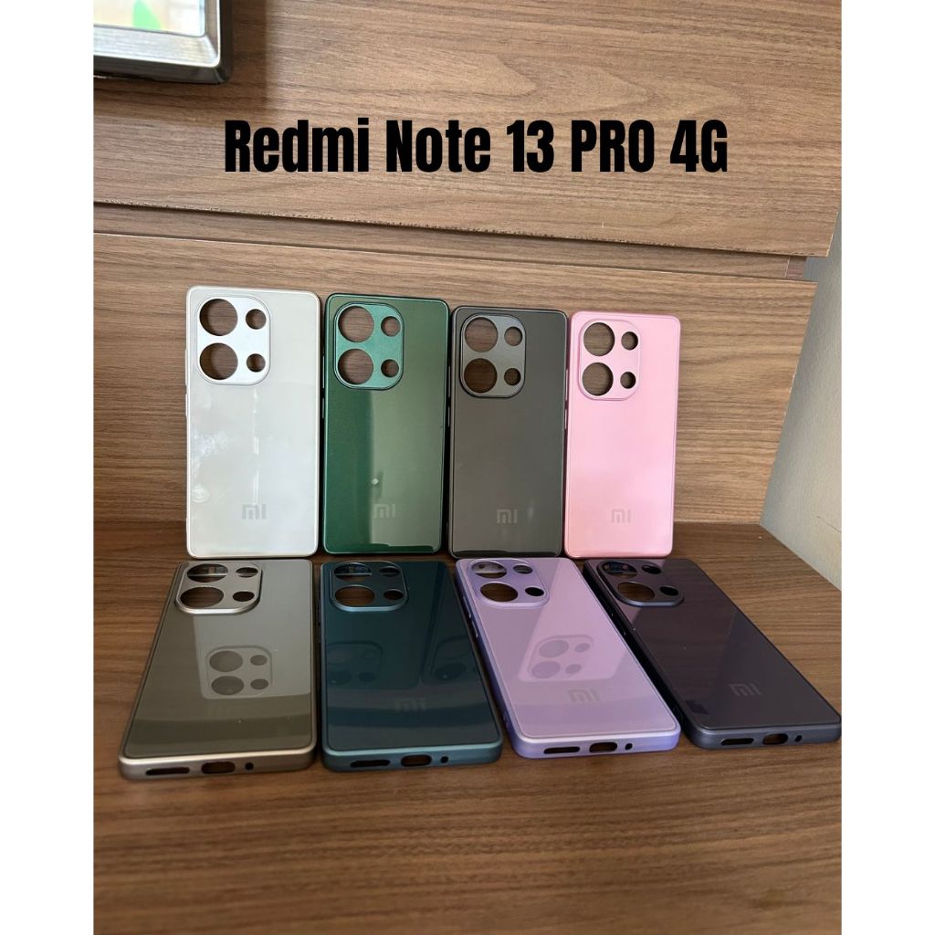Capa Capinha Case  Smartphone Redmi Note 13 Pro - 4G Acabamento Premium Aveludada + Proteção de Câmera.