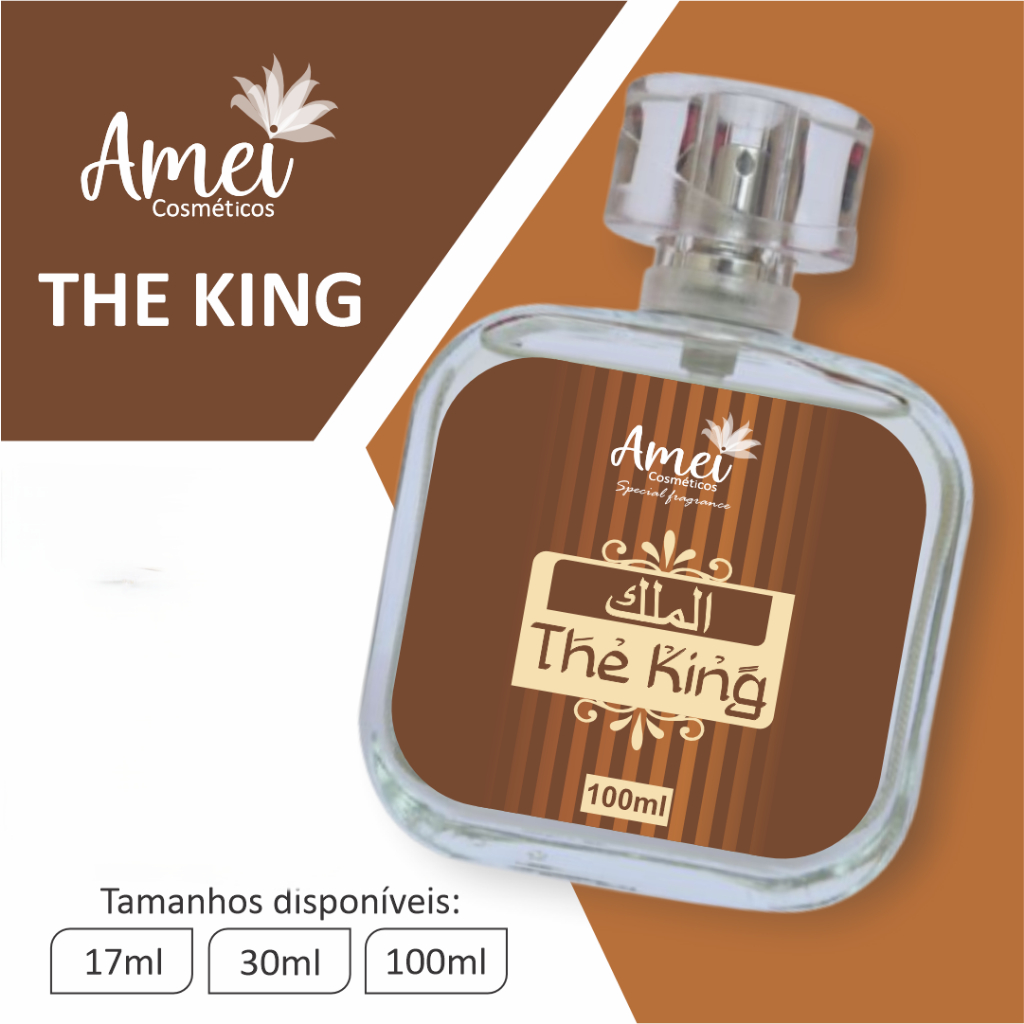 Perfume Masculino The King 100ml - Amei Cosméticos