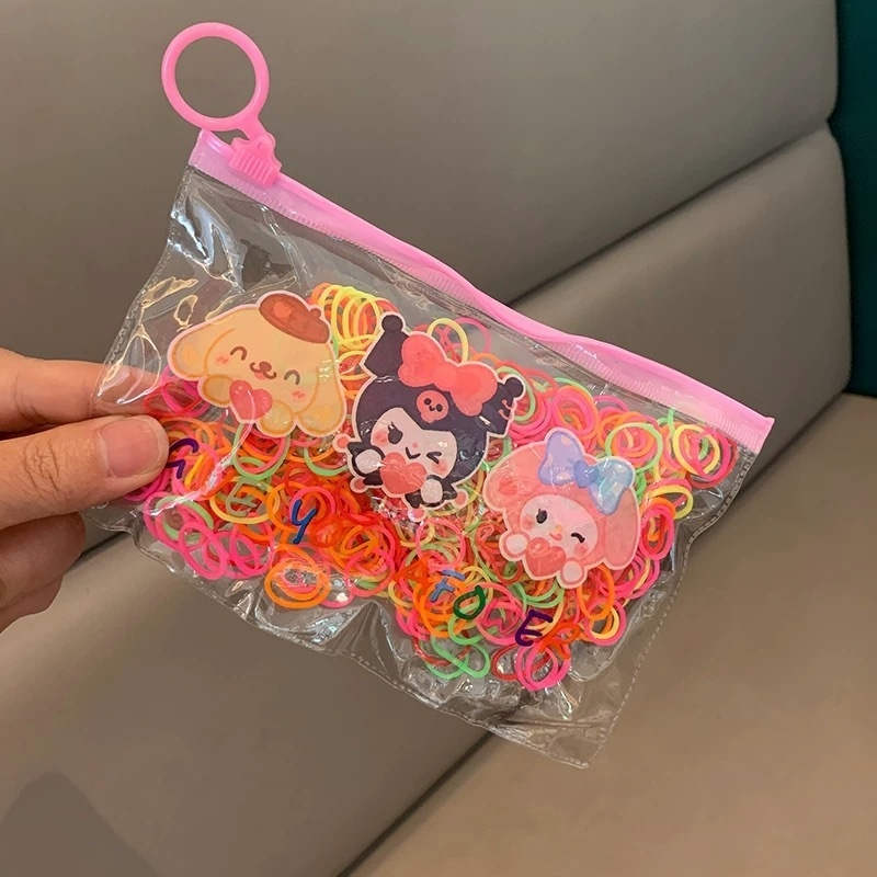 Kit com 400/1200 Unidades Xuxinhas Coloridas para Cabelo em Oferta na Shopee