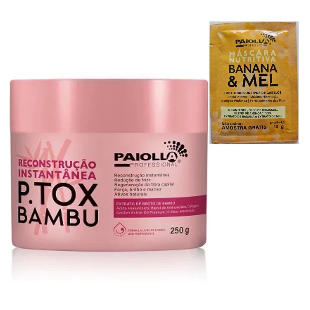 Reconstrução Instantânea P.tox Bambu Paiolla 250g