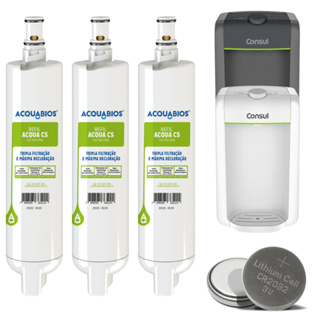 Kit 3 Refil Filtro Cs Compatível Consul Cpb34 Cpc31 Cpb35 Cpc30 Bateria Brinde em Oferta na Shopee