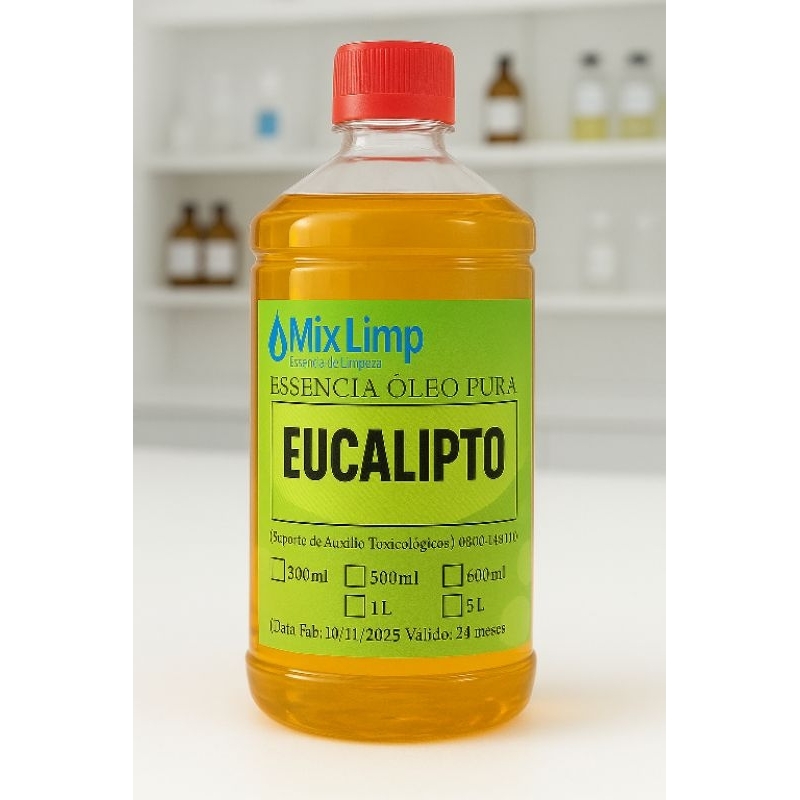 1litro essência ÓLEO fragrância EUCALIPTO promocional pura p/produtos de limpeza em geral