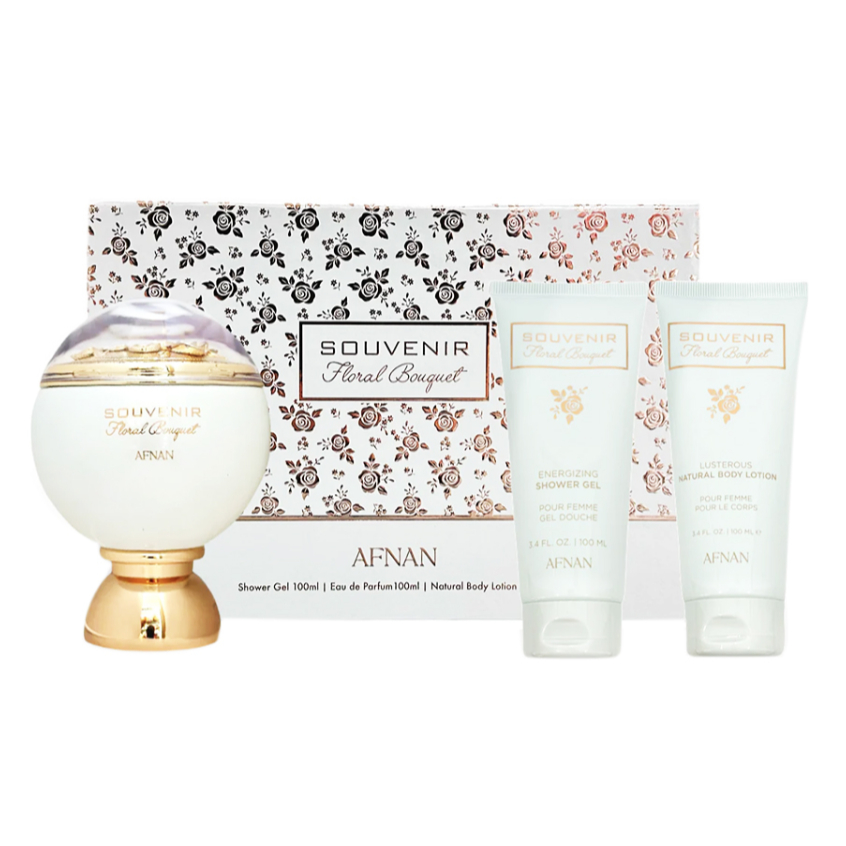 Kit Afnan Souvenir Floral Bouquet 3pcs - Original