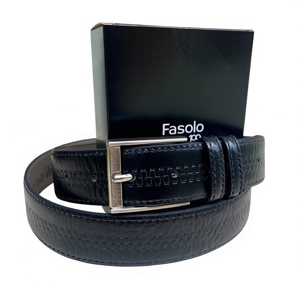 Cinto Masculino Em Couro Original Fasolo Tresse Social em Oferta na Shopee