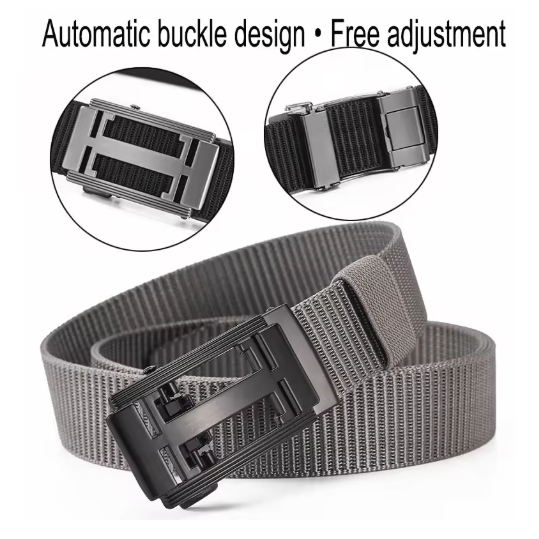 Moda Cinto Masculino Largo De Lona Reforçada Com Fivela Metal Reforçado em Oferta na Shopee