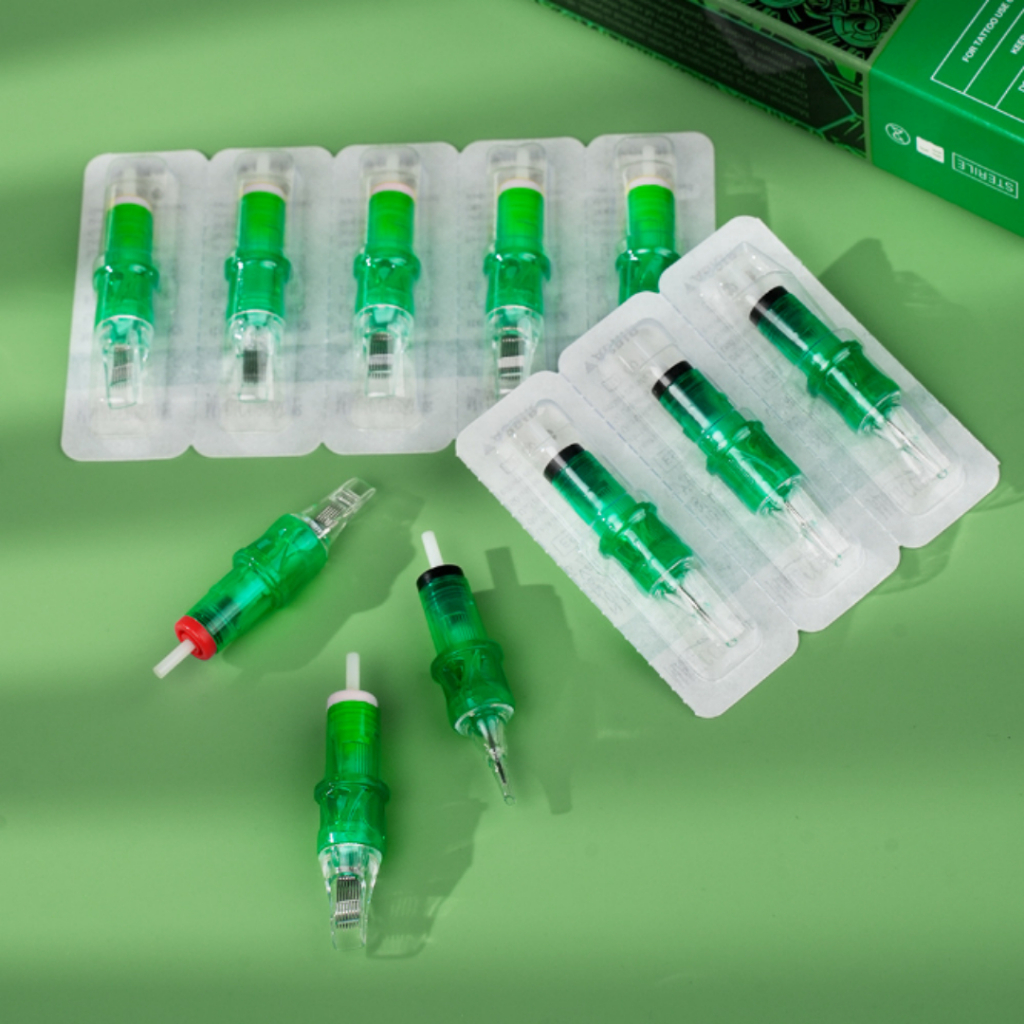 Cartucho de Tatuagem com Encaixe Universal MagicCreator 20 unidades