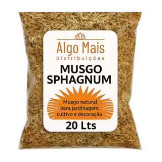Musgo Esfagno Desidratado Seco Rosado 5, 10 e 20 Litros Ideal para Orquídeas, Suculentas, Terrários e Replantio em Oferta na Shopee