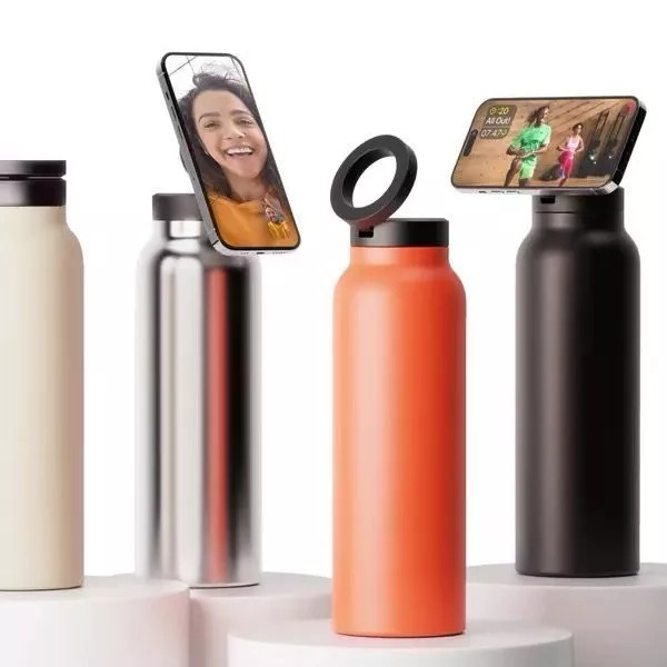 kit com 20 Garrafa Térmica 950ml/750ml Imã Tripé Pra Celular Academia Vlog Gravar Treino…