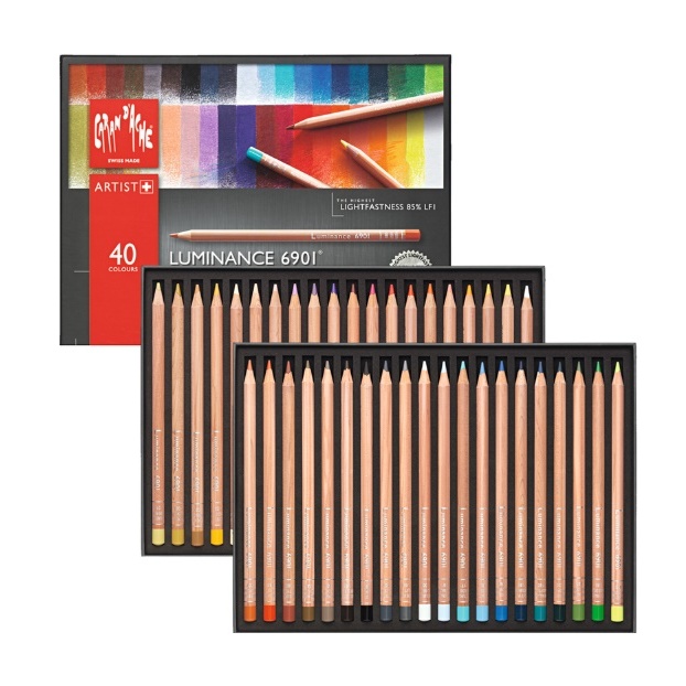 Lápis Caran DAche Luminance 40 Cores 6901740