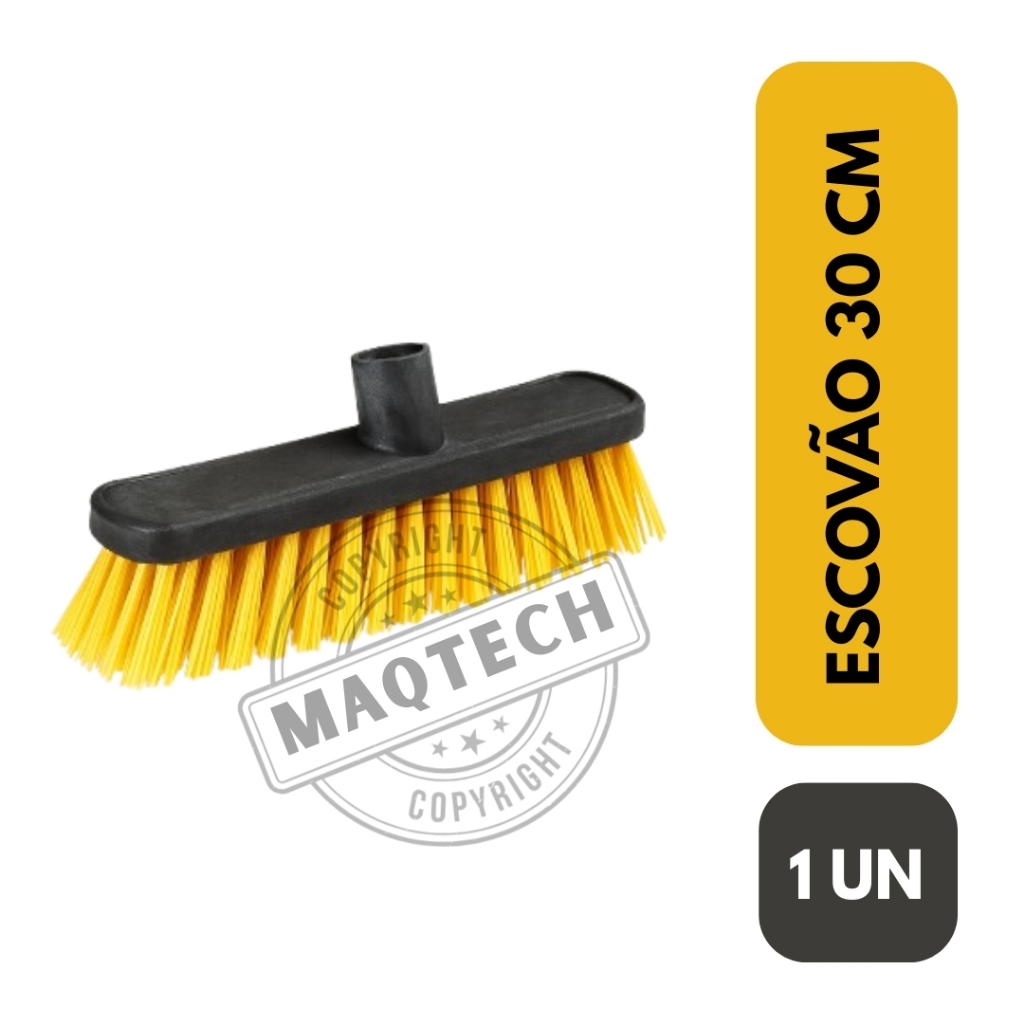 1 Escovão Cerdas Duras Limpeza Pesada Sem Cabo Vassoura Multiuso Profissional Piso e Garagem em Oferta na Shopee