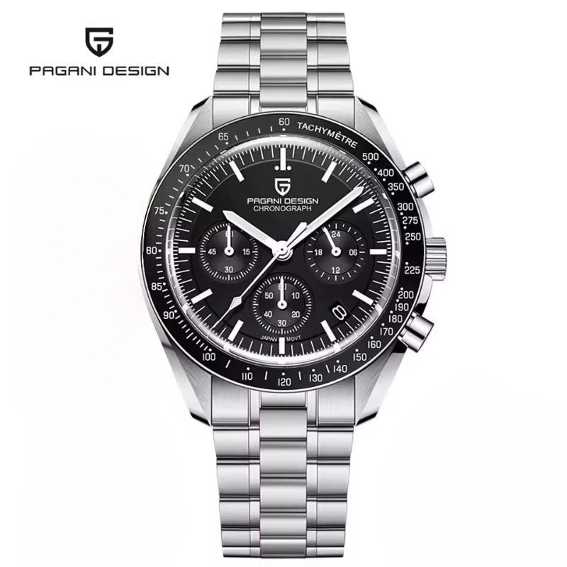 Relogio Pagani Design PD-1701 Quartzo Seiko VK63 Cronografo Pronta Entrega