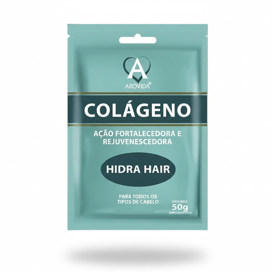Máscara Capilar Arovida Sachê Colágeno 50g – Maciez | Brilho | Cuidado Diário
