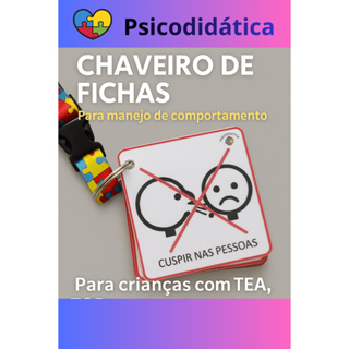fichas manejo de comportamento para comunicação alternativa Autistas TEA TOD em Oferta na Shopee