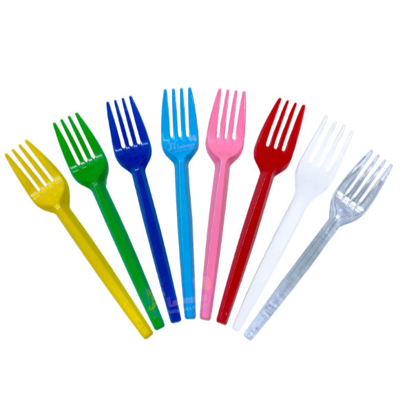 Garfo de Sobremesa Descartável PraFesta – 50/100/150/200/250/300 Unidades– 7 Cores Diversas para Festar/Eventos em Oferta na Shopee