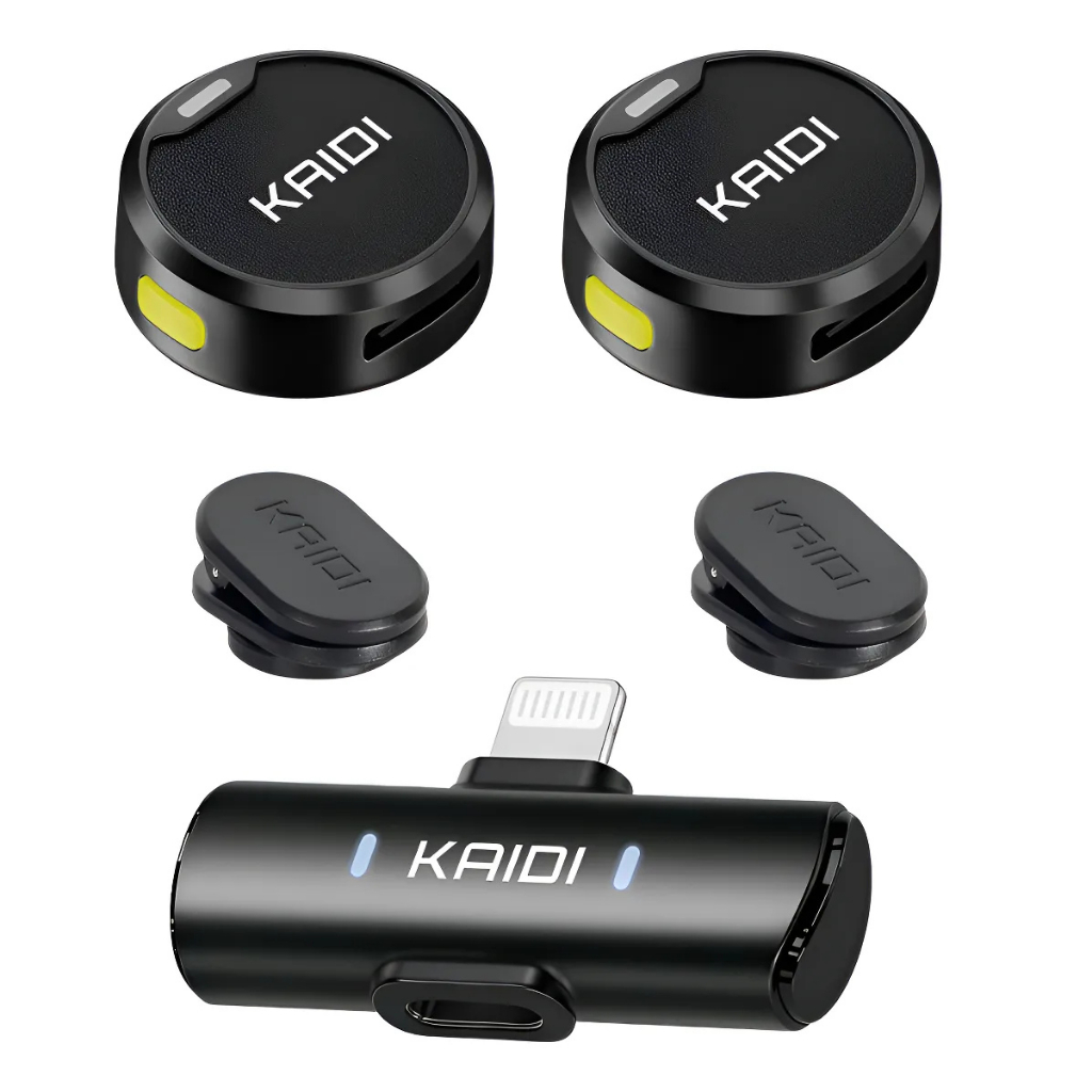 Microfone de Lapela Gravação Vídeo Sem Fio Alta Captação De Som Gravar Com Celular Youtuber em Oferta na Shopee