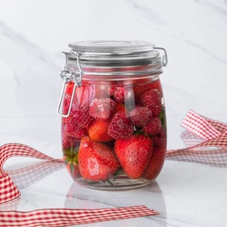 Pote Hermético de Vidro 830ml com Trava Inox Yazi em Oferta na Shopee