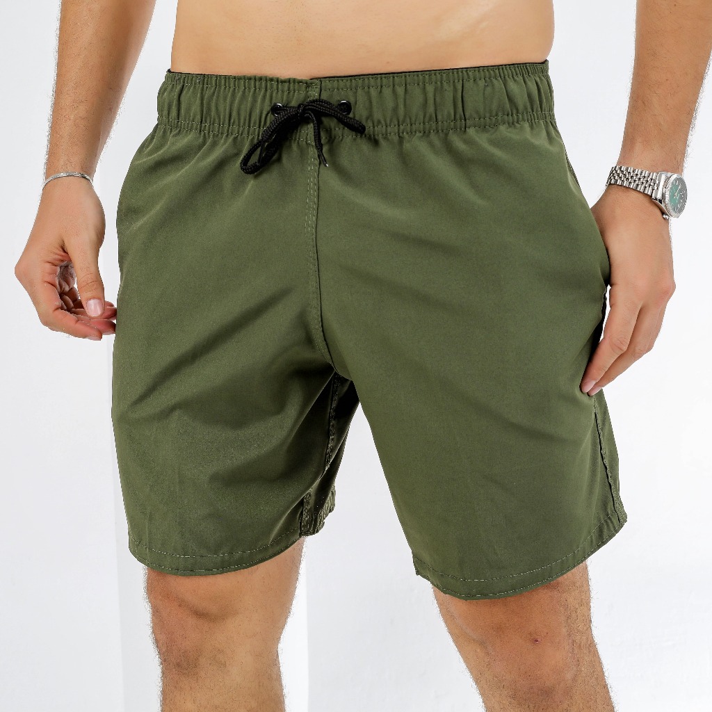 Short elastano masculino ideal para praia, piscina, caminhada e academia em Oferta na Shopee