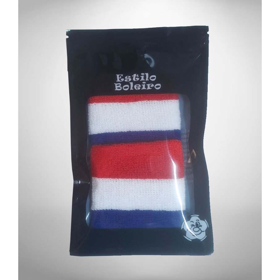 Munhequeira Absorvente Premium Esportiva 8 Cm Kit 2 Unidades