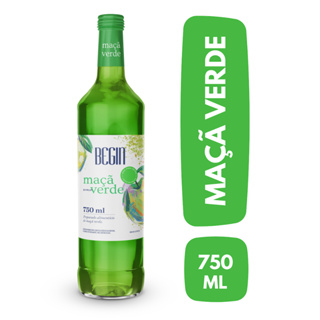 Xarope Maçã Verde Begin Para Drinks - Garrafa 750ml em Oferta na Shopee